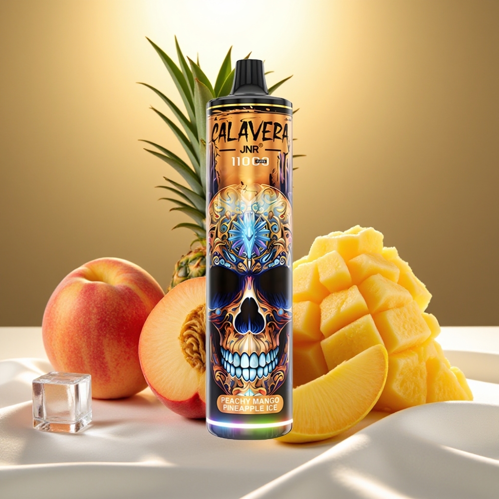 JNR Calavera 11000 Puffs Type-C 850mAh 21ml Pêche Mangue Ananas Glacé