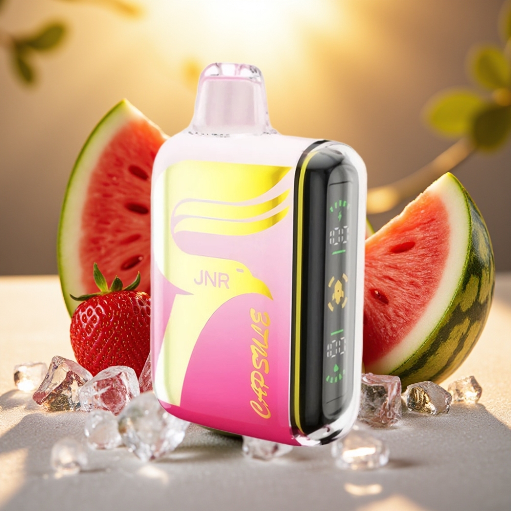 JNR Capsule 15000 Puffs 20ml 850mAh Fraise Pastèque Glacée