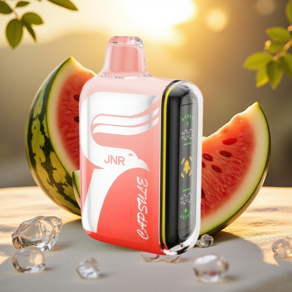 JNR Capsule 15000 Puffs Pastèque Brazz Ice 20ml 850mAh Dual Mesh Coil