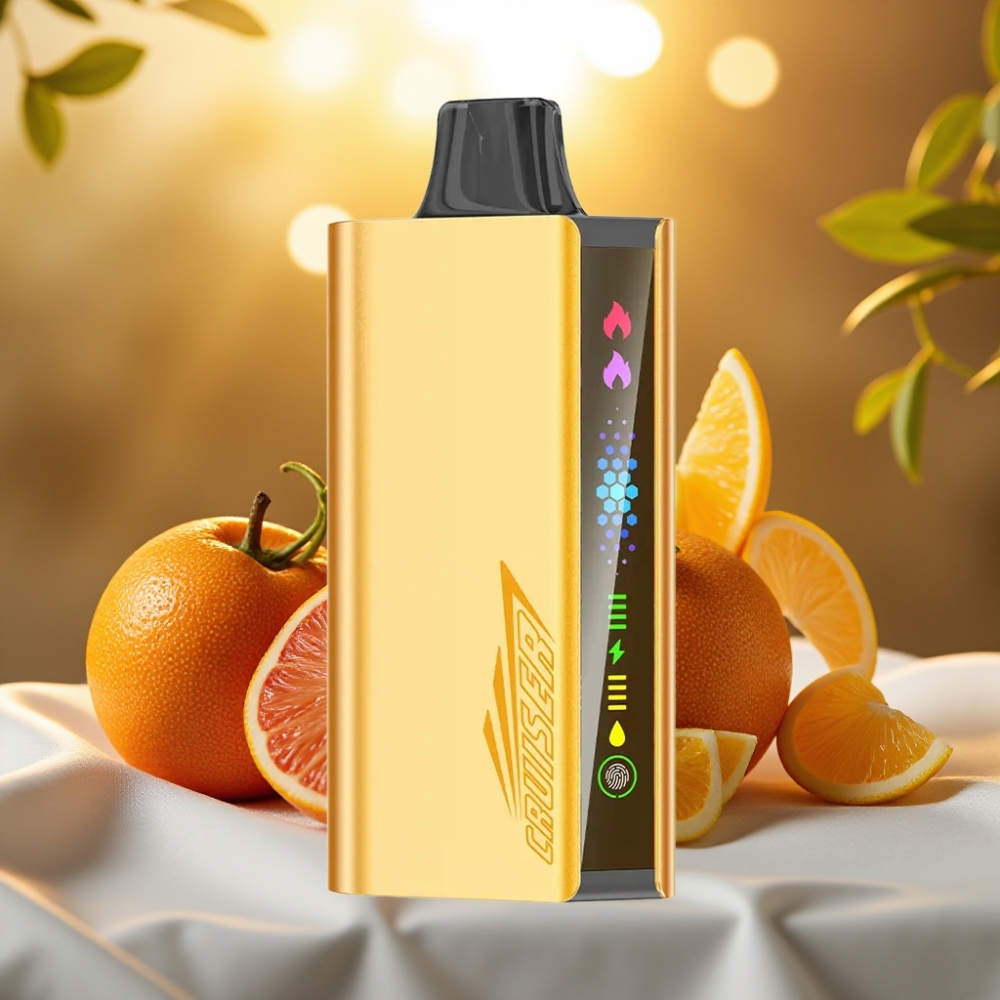 JNR Cruiser 12000 Puffs Sans Recharge E-liquide 25ml Batterie 3500 mAh Cool Fanta