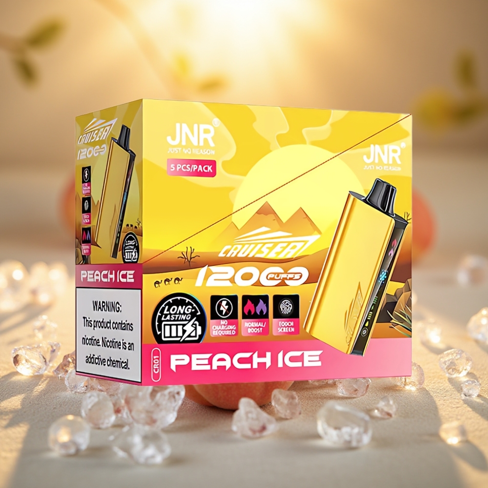 JNR Cruiser Pêche Glacée 12000 Puffs 25ml 50mg/mL 3500 mAh