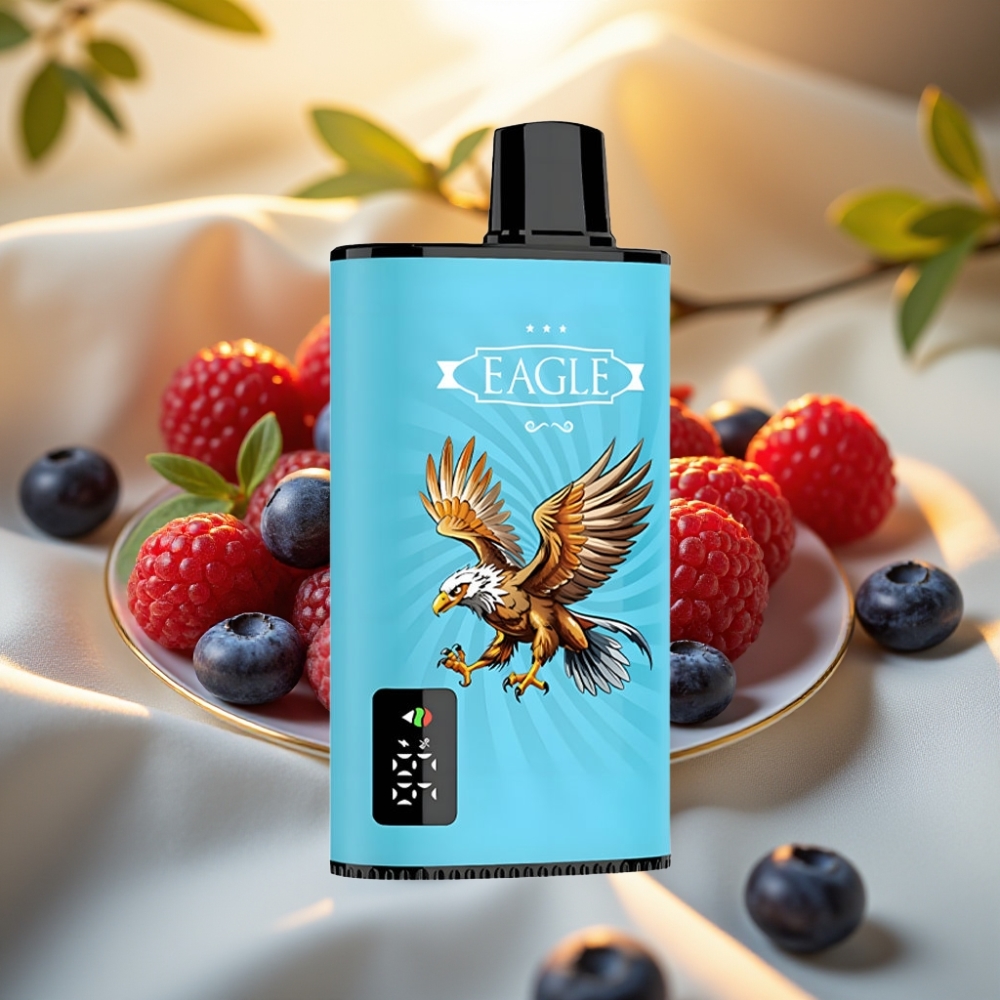 JNR EAGLE Smart 23000 Puffs Disposable Vape Myrtille Framboise Acidulée - 25ml, 2%, 750mAh