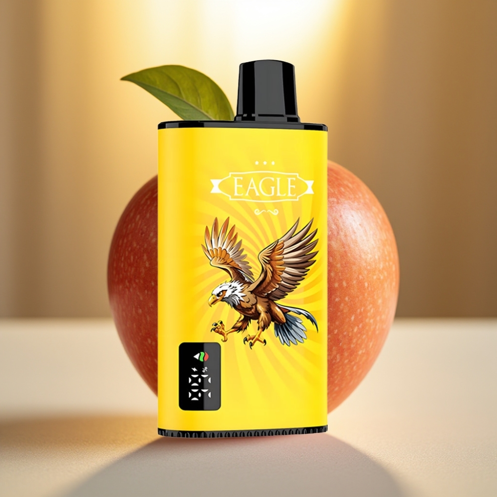 JNR EAGLE Smart 23000 Puffs Double Pomme, Ecran Digital, 750mAh, 25ml