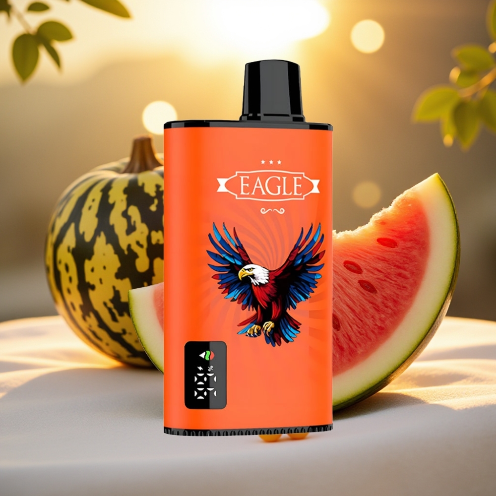 JNR EAGLE Smart 23000 Puffs Pastèque Bubblegum - Écran Digital, 25ml, 2% Nicotine