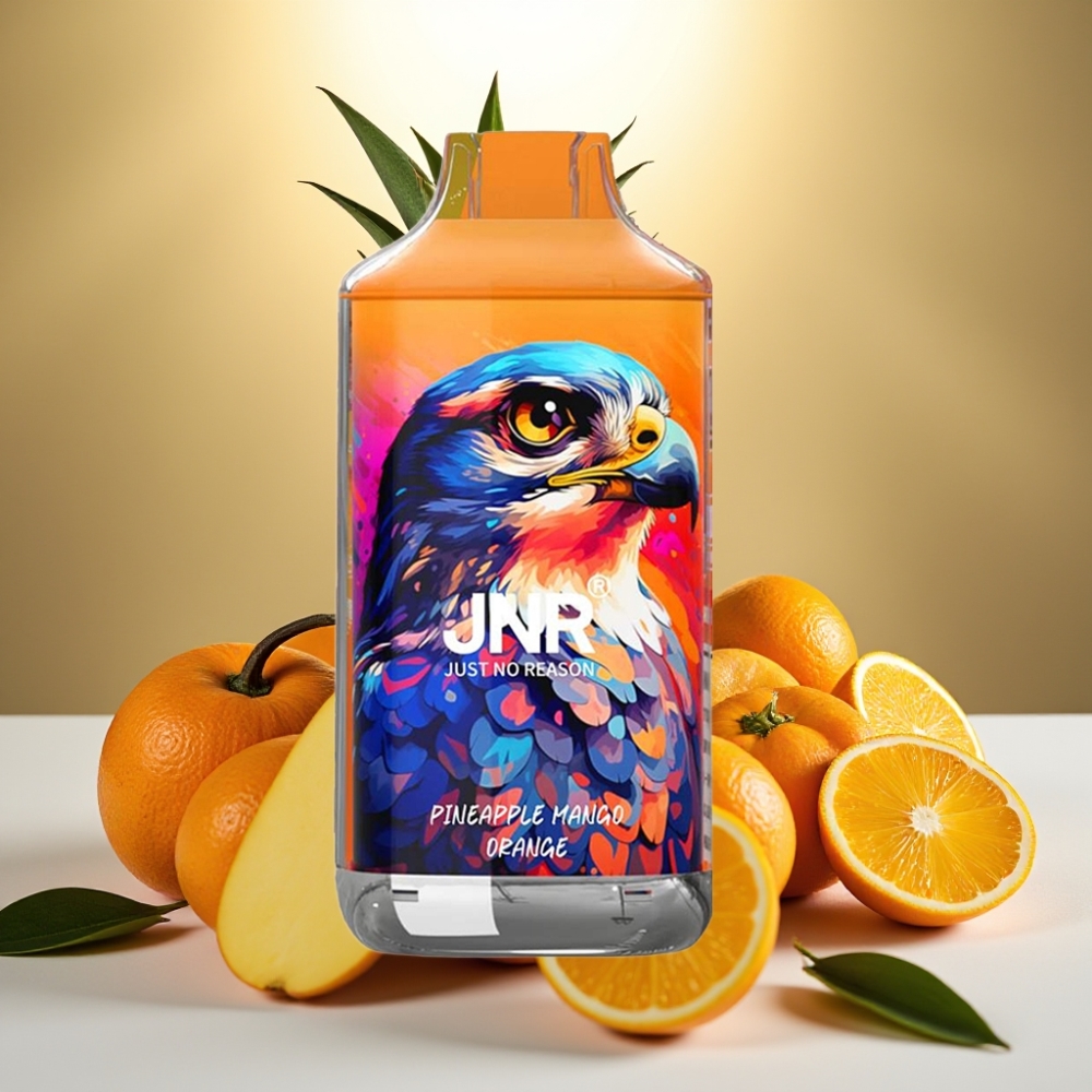 JNR Falcon 16000 Puffs Ananas Mangue Orange - 22ml, 850mAh, Dual Mesh Coil