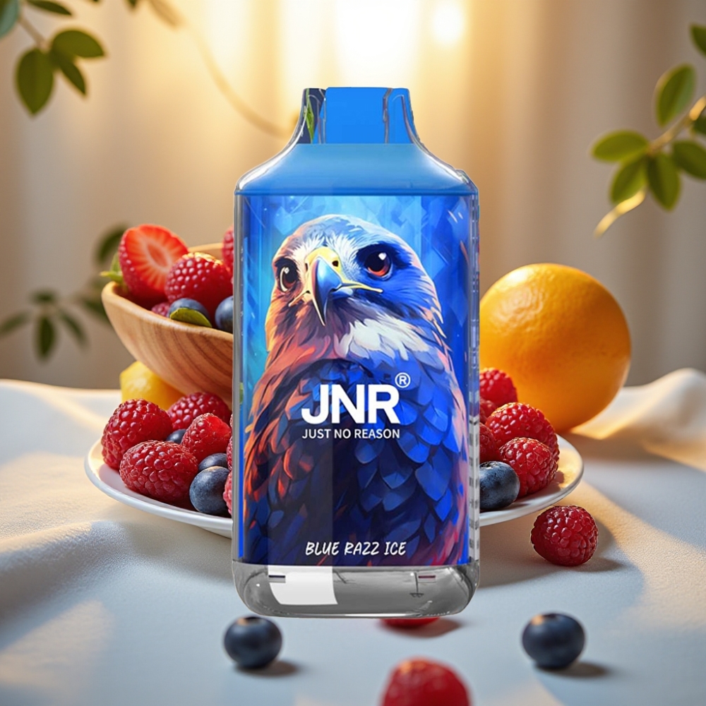JNR Falcon 16000 Puffs Blue Razz Ice 22ml Dual Mesh Type C
