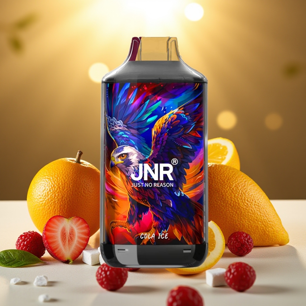 JNR Falcon 16000 Puffs Cola Glacée - 850 mAh, 22ml, Dual Mesh Coil