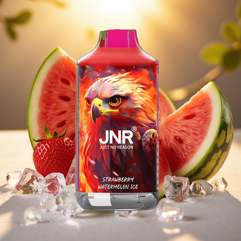 JNR Falcon 16000 Puffs Disposable Vape Fraise Pastèque Glacée - 22ml, Dual Mesh, Type C