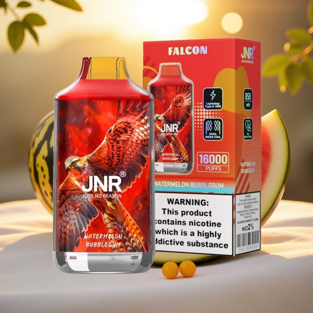 JNR Falcon Pastille à la Pastèque 16000 Puffs 22ml 850mAh Dual Mesh