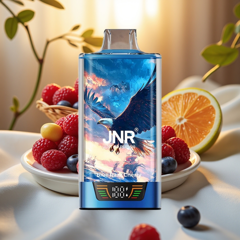 JNR Falcon Pro 28000 Disposable Vape Blue Razz Cerise, 30ml, 28000 Puffs, 5% Nicotine