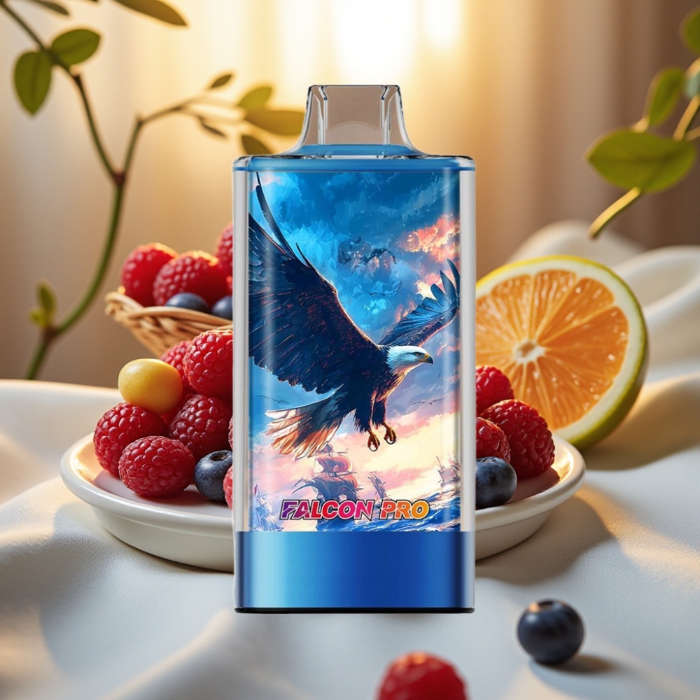 JNR Falcon Pro 28000 Disposable Vape Blue Razz Cerise, 30ml, 28000 Puffs, 5% Nicotine