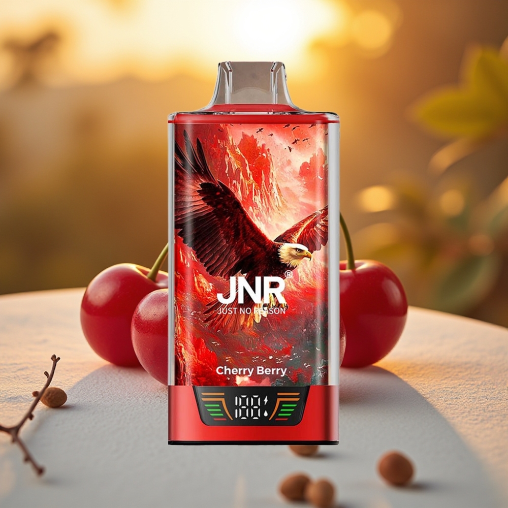 JNR Falcon Pro 28000 Disposable Vape Cerise Baie 30ml 5% 28000 Puffs