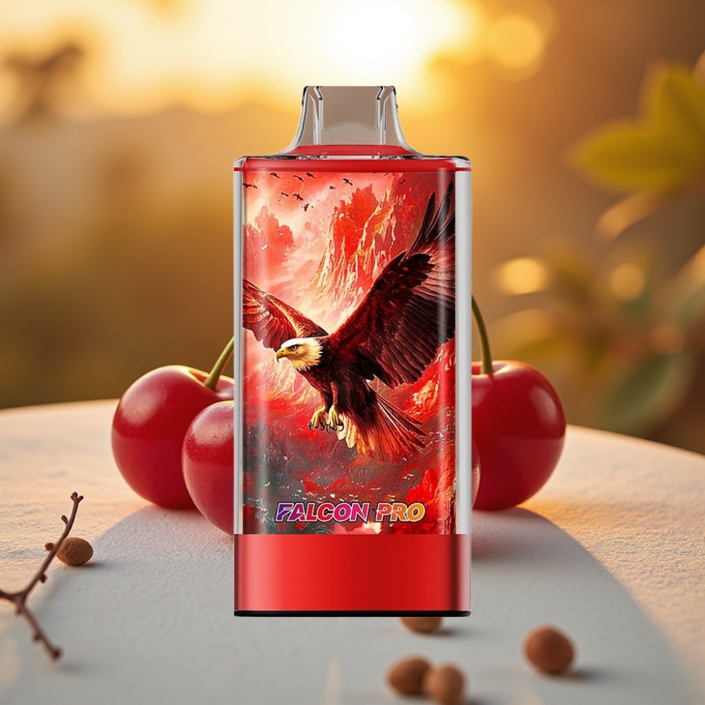 JNR Falcon Pro 28000 Disposable Vape Cerise Baie 30ml 5% 28000 Puffs