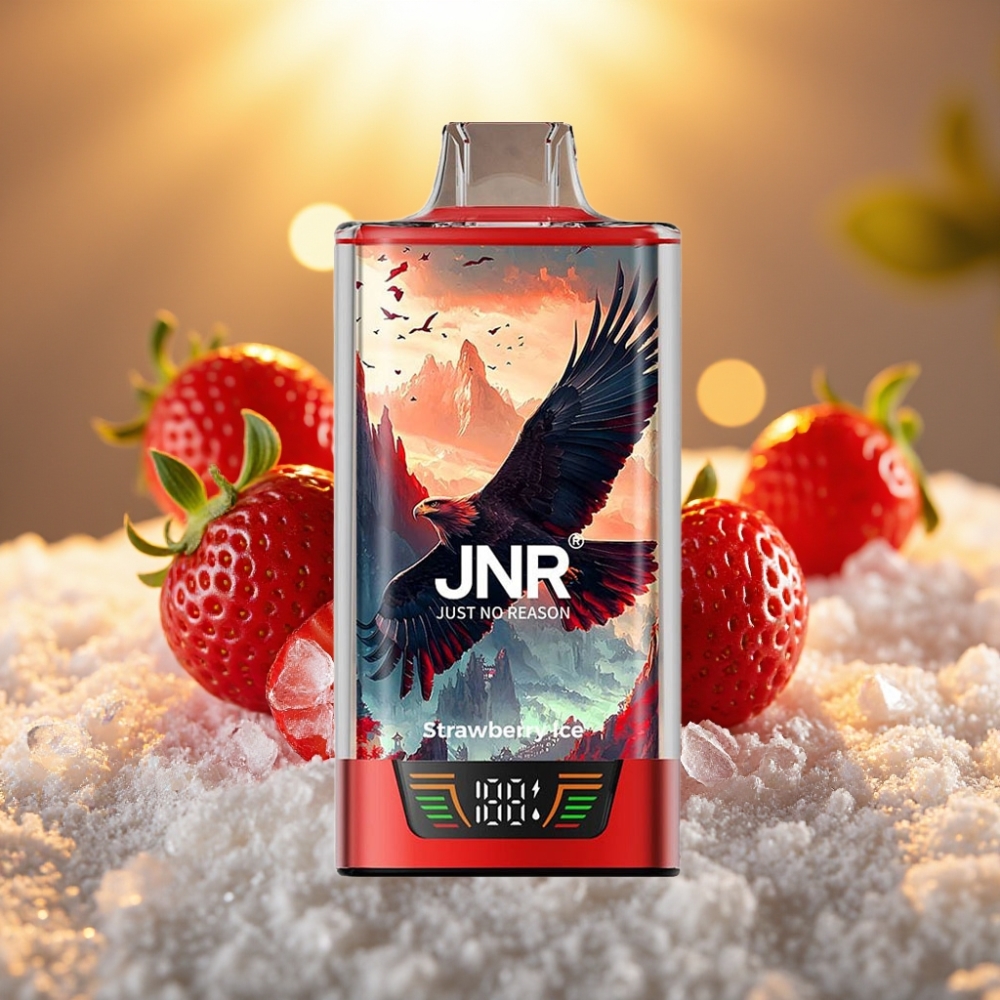 JNR Falcon Pro 28000 Disposable Vape Fraise Glacée 30ml 28000 Puffs 5% Nicotine
