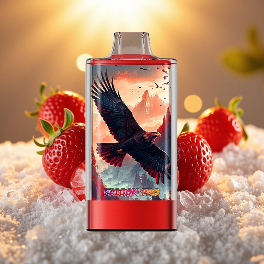 JNR Falcon Pro 28000 Disposable Vape Fraise Glacée 30ml 28000 Puffs 5% Nicotine