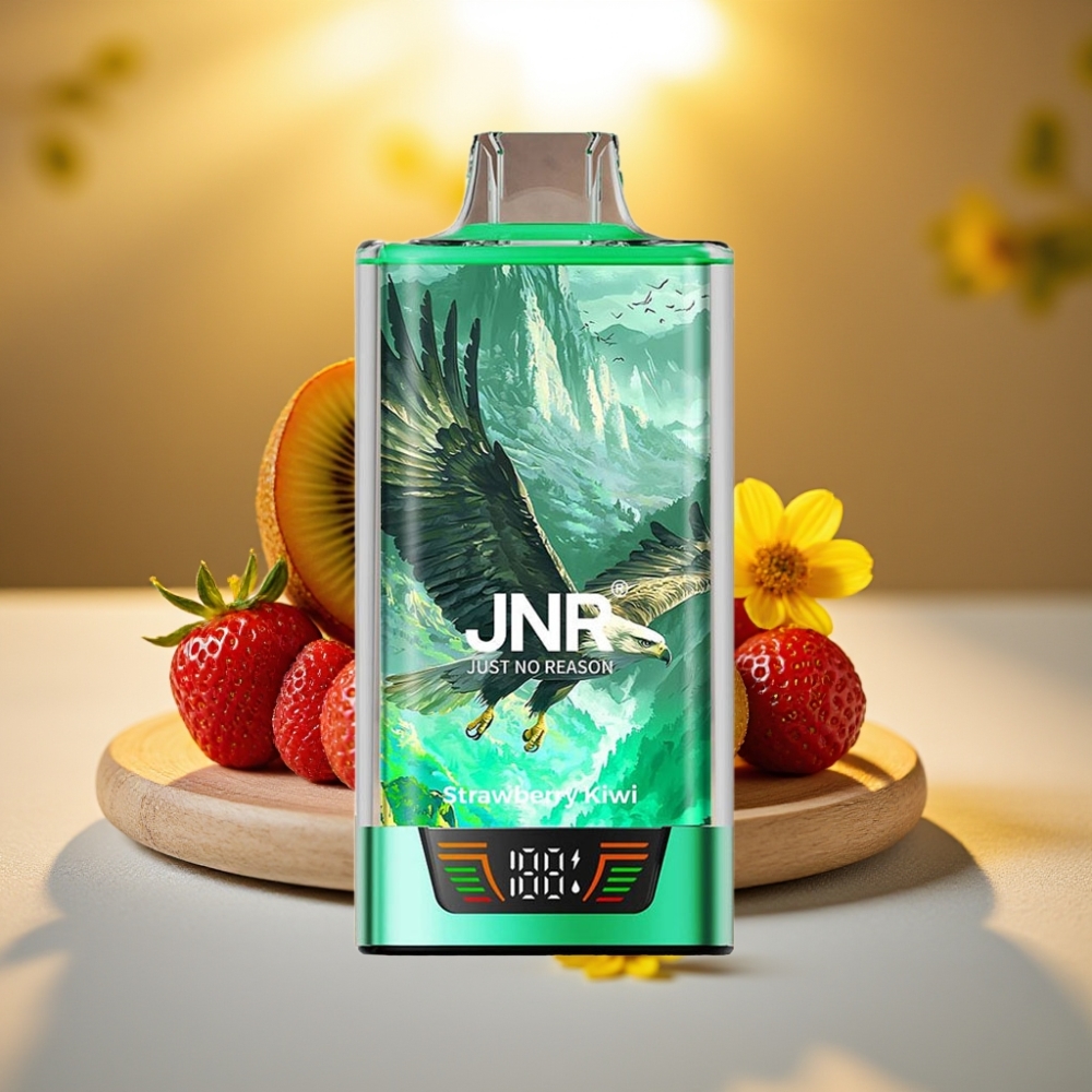 JNR Falcon Pro 28000 Disposable Vape Fraise Kiwi 30ml 28000 Puffs 5% Nicotine