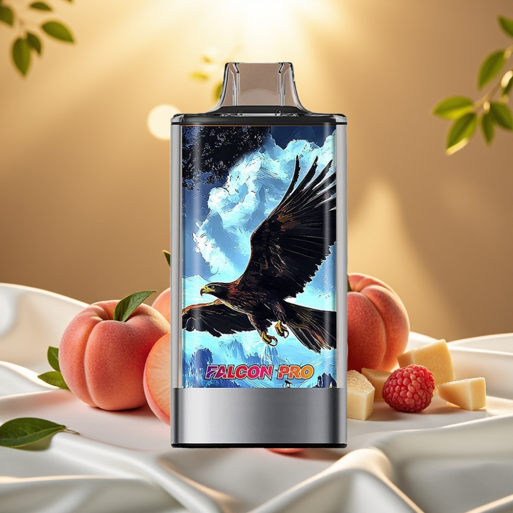 JNR Falcon Pro 28000 Pêche Blanche Framboise 30ml 5% 950mAh