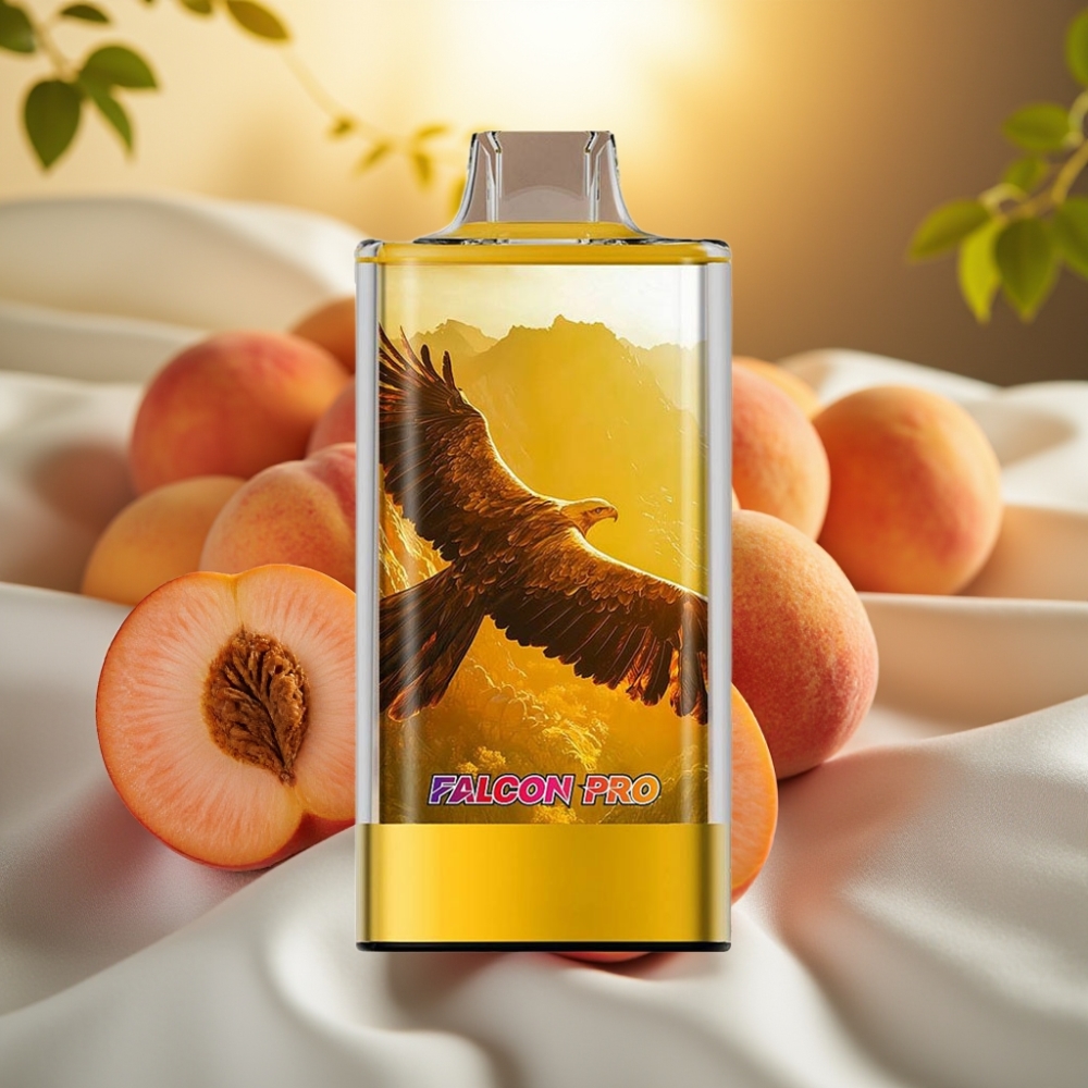 JNR Falcon Pro 28000 Pêche Juteuse 30ml/950mAh/5% Nicotine/Dual Mesh