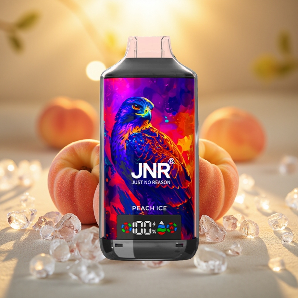 JNR Falcon X 18000 Puffs Pêche Glacée - 24ml, 750mAh, Dual Mesh Coil