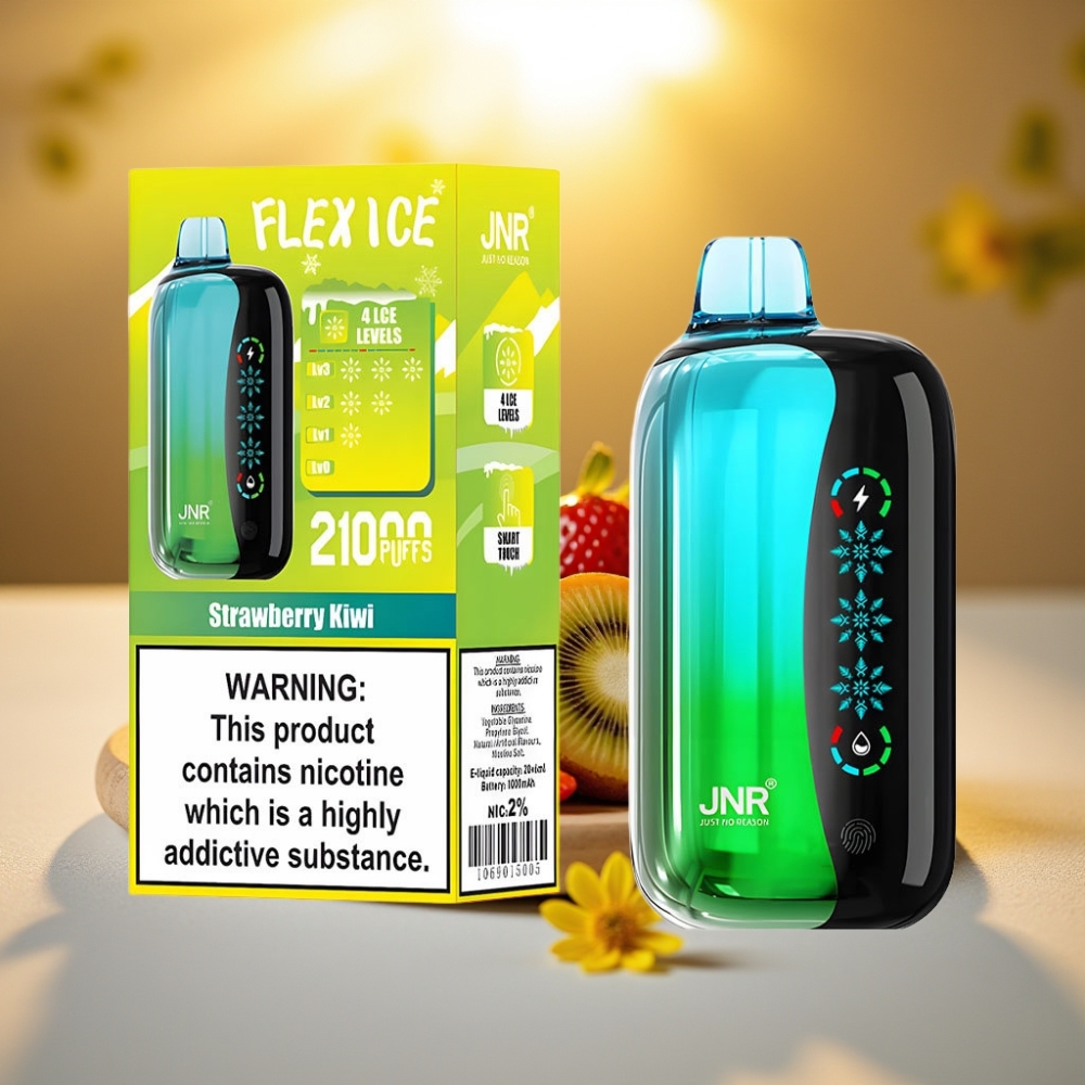 JNR Flex Ice 21000 Puffs Fraise Kiwi, 26ml, Airflow, 1000mAh