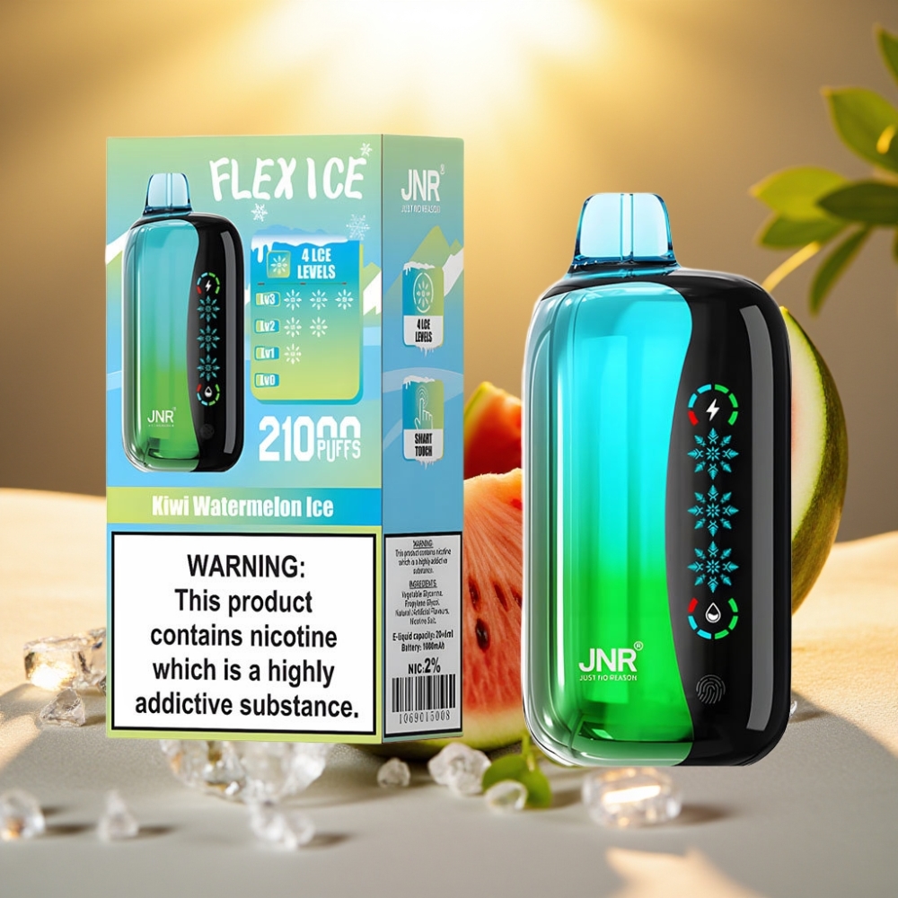 JNR Flex Ice Kiwi Pastèque Glacée 21000 Puffs 26ml 1000mAh