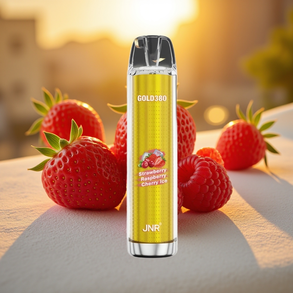JNR Gold380 6000 Puffs Fraise Framboise 13ml 1500mAh 1.0ohm