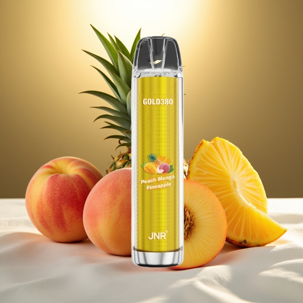 JNR Gold380 6000 Puffs Pêche Mangue Ananas 6000 Puffs 1500mAh 13ml