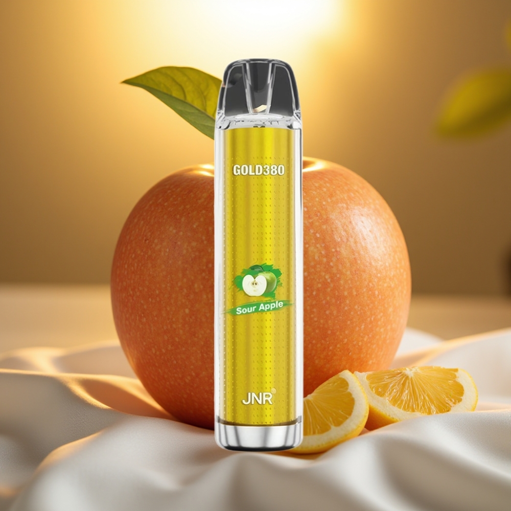 JNR Gold380 6000 Puffs Pomme Acidulée 13ml 5% 1500mAh