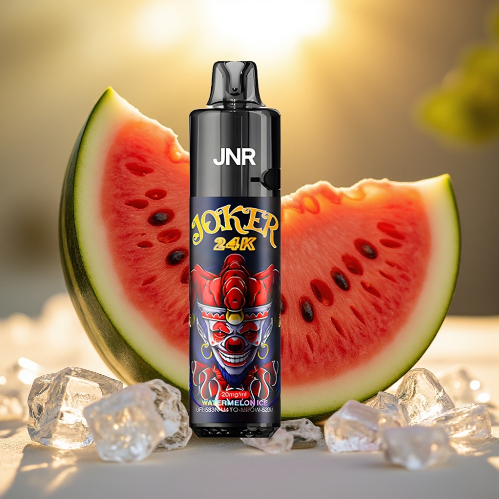 JNR Joker 24K Puffs 2+10ml Rechargeable 800mAh Pastèque Glacée