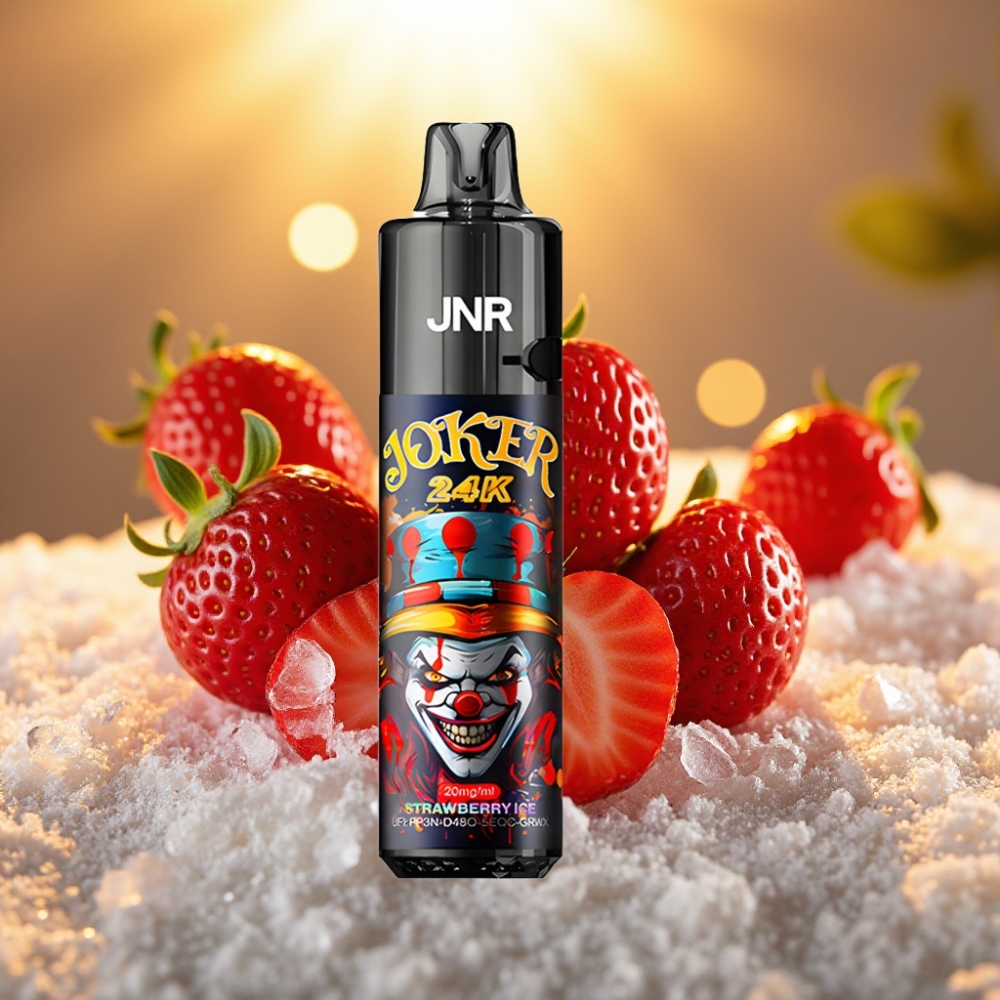 JNR Joker 24K Puffs 2+10ml Rechargeable Type-C Fraise Glace 24000 Puffs 2% Nicotine