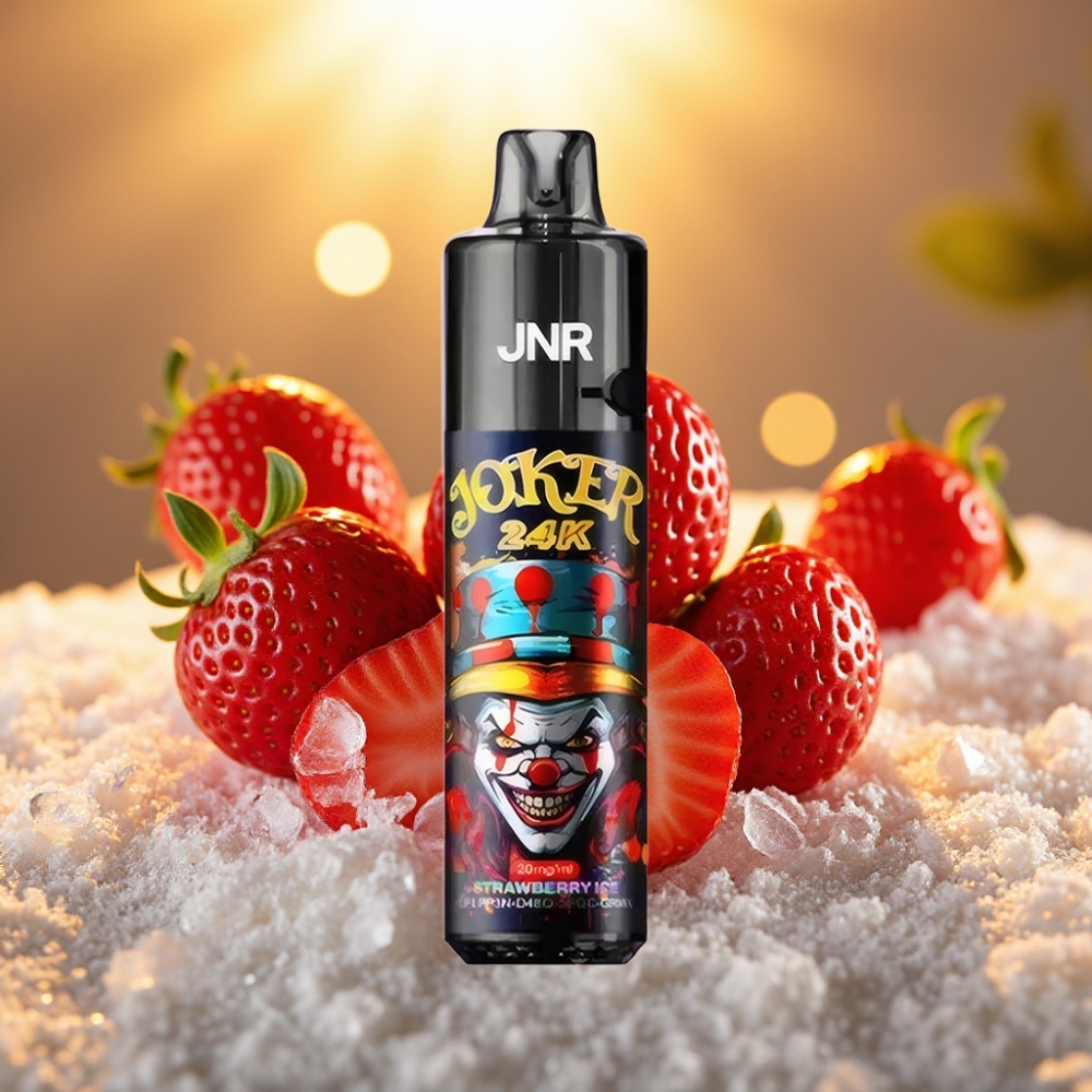 JNR Joker 24K Puffs 2+10ml Rechargeable Type-C Fraise Glace 24000 Puffs 2% Nicotine
