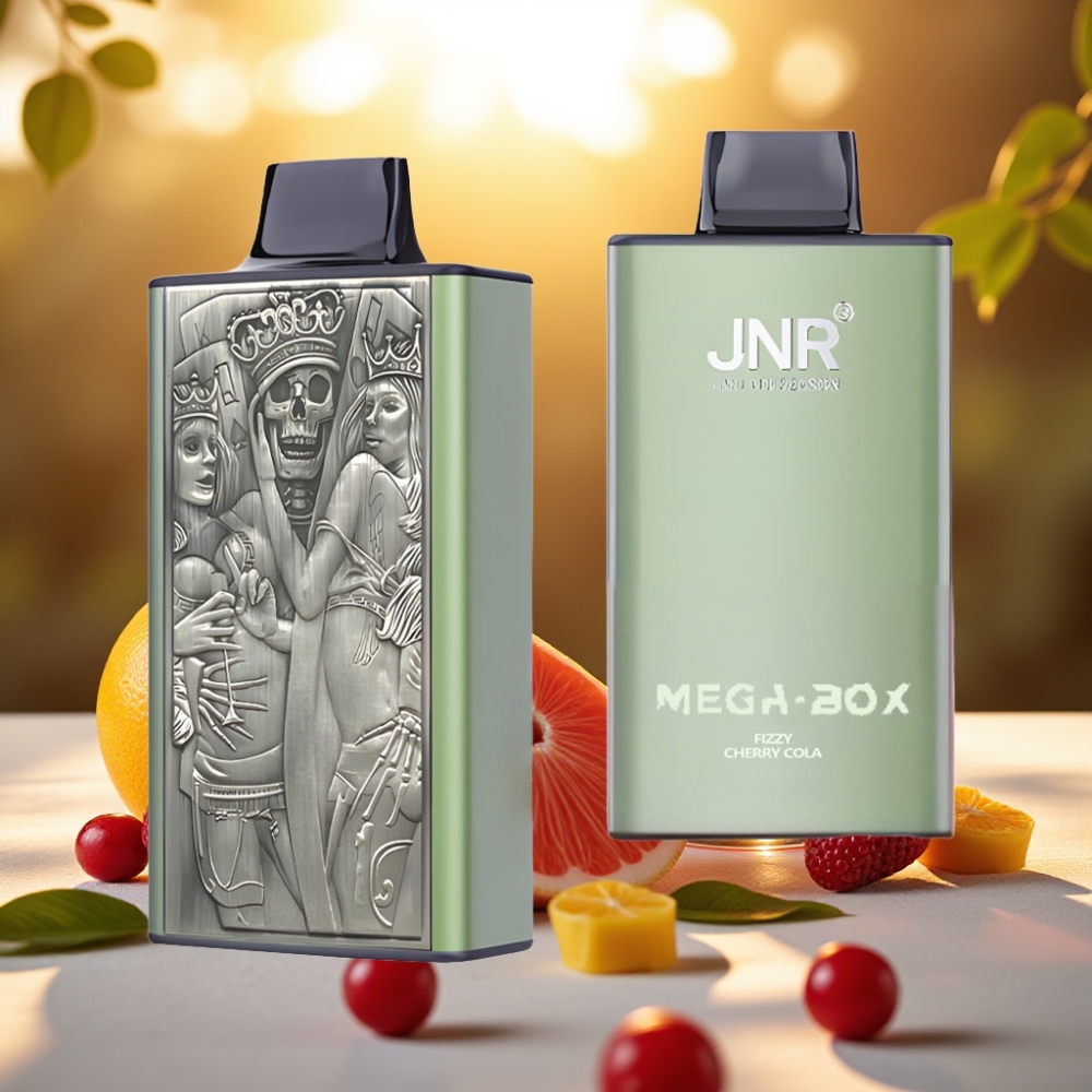 JNR Mega Box 25000 Puffs Cerise Cola Pétillante 30ml 850mAh Dual Mesh