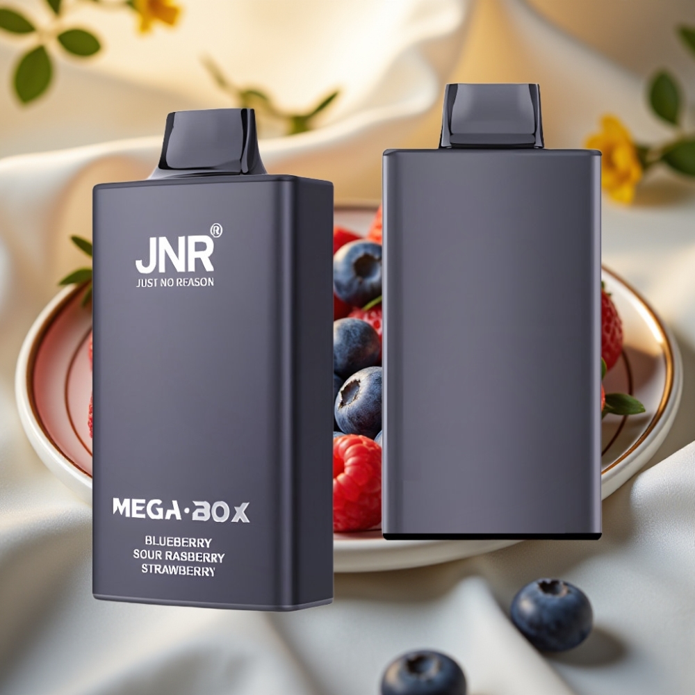 JNR Mega Box 25000 Puffs Disposable Vape Myrtille Framboise Aigre Fraise 30ml 850mAh