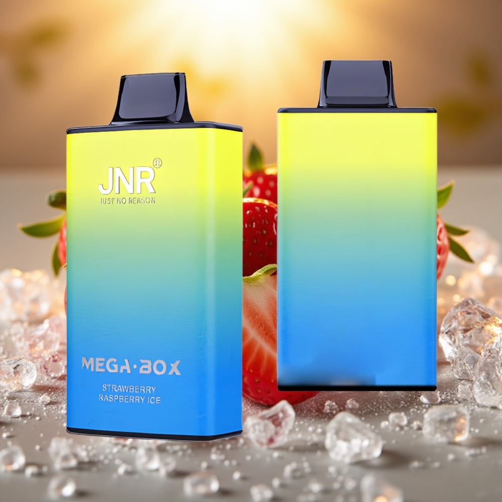 JNR Mega Box 25000 Puffs Fraise Framboise Glacée - 30ml, 850mAh, Charge Type-C