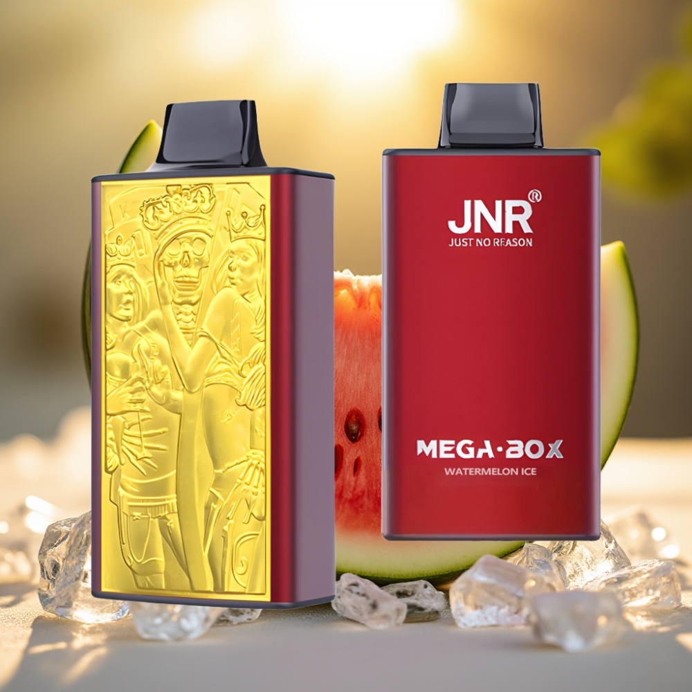 JNR Mega Box 25000 Puffs Pastèque Glacée - 30ml, 850mAh, Dual Mesh