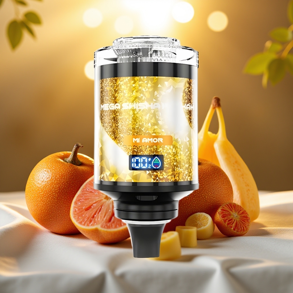 JNR Mega Shisha Hookah 100K Desktop Compatibility Mi Amor 60ml 2200mAh Type-C