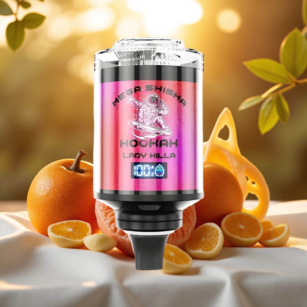 JNR Mega Shisha Hookah Desktop Compatibility Lady Killa 100000 puffs 60ml 2200mAh
