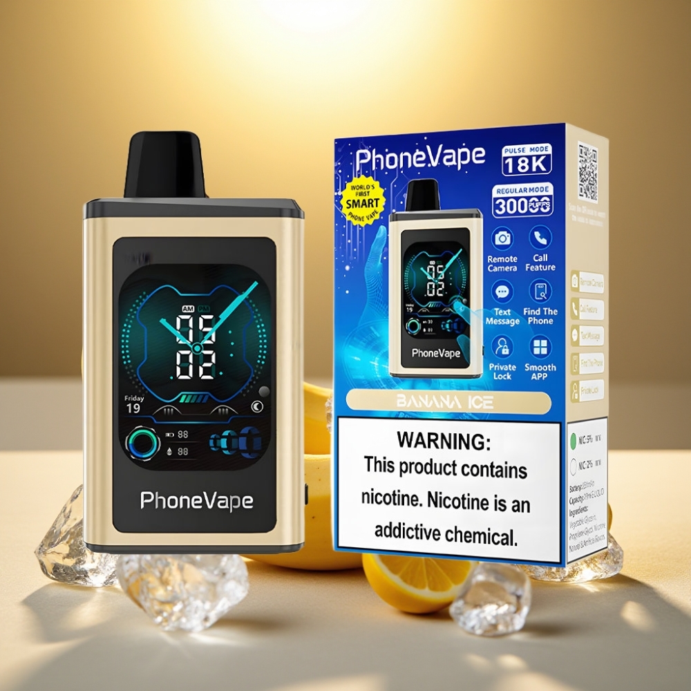 JNR PhoneVape 30000 bouffées Rechargeable 850mAh Banane Glacée