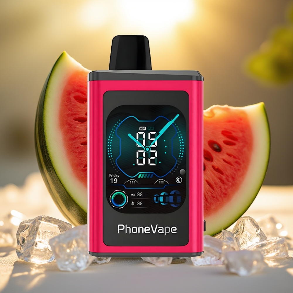 JNR PhoneVape 30000 bouffées Rechargeable 850mAh Glace Pastèque