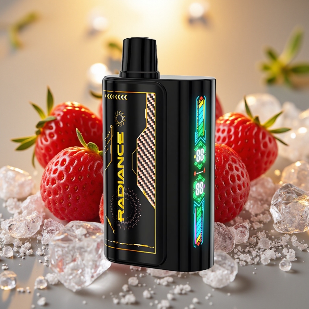 JNR Radiance 31000 Puffs - 28ml, Double Mesh, 950mAh - Fraise Framboise Cerise Glace