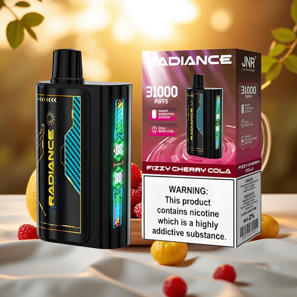 JNR Radiance 31000 Puffs Cerise Cola Pétillante 28ml 950mAh