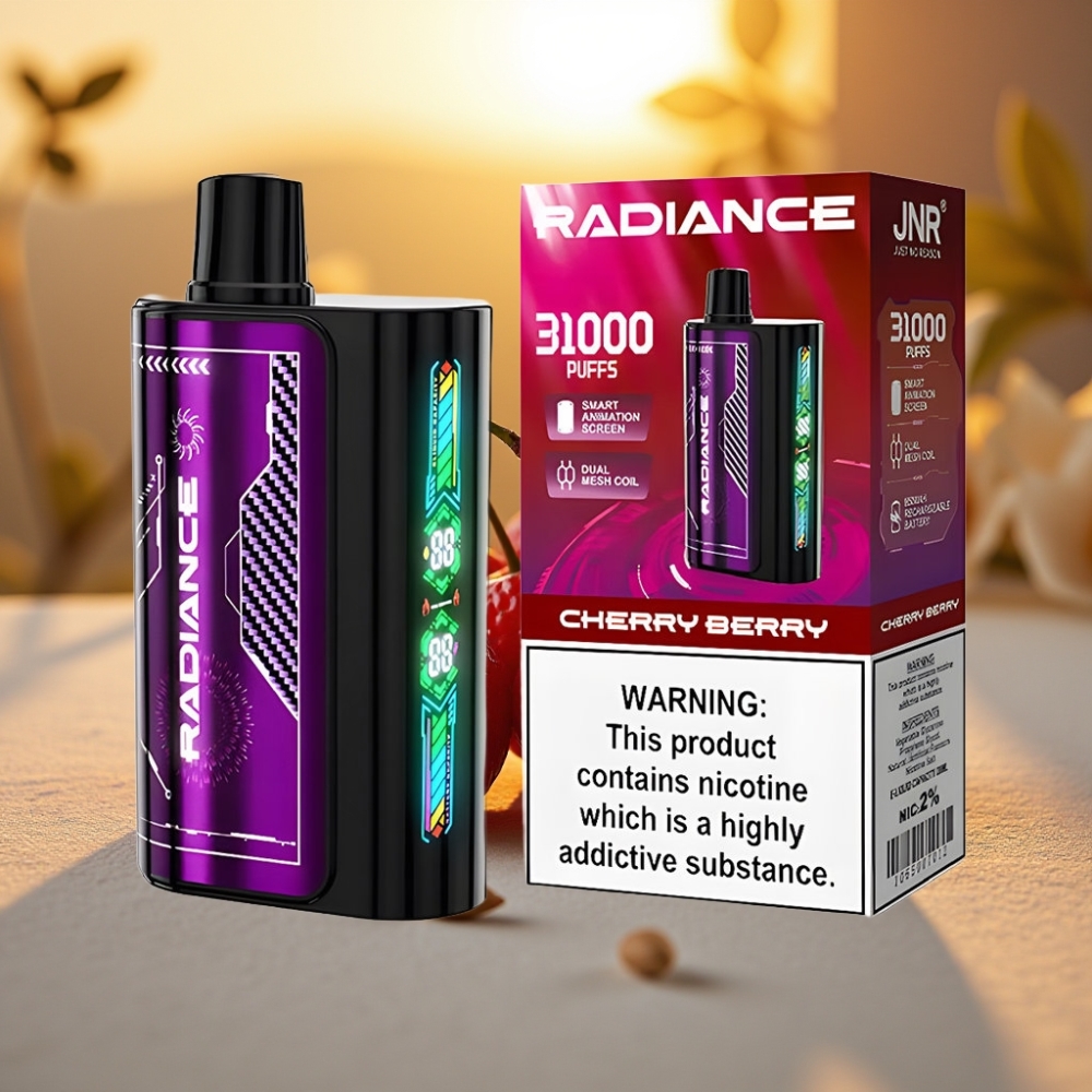 JNR Radiance 31000 Puffs Disposable Vape CERISE BAIE 28ml 950mAh