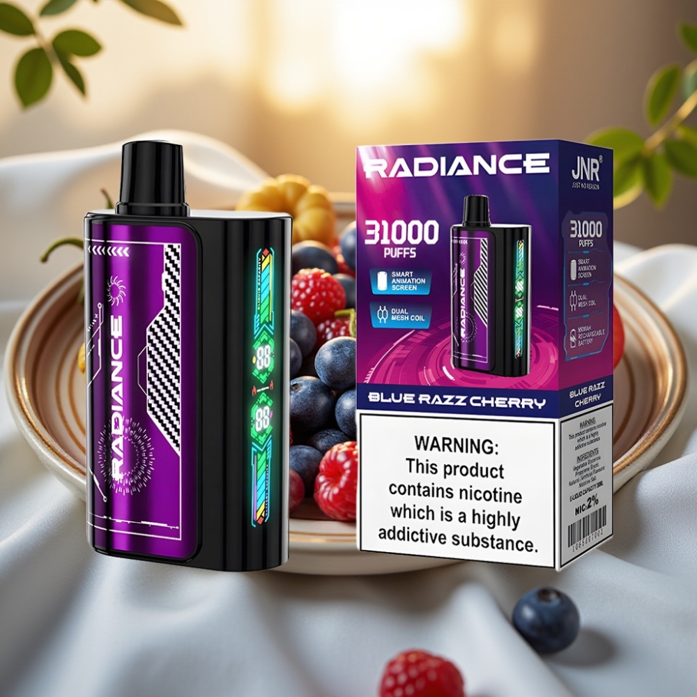 JNR Radiance 31000 Puffs Disposable Vape CERISE FRAMBOISE BLEUE 28ml 950mAh 2%