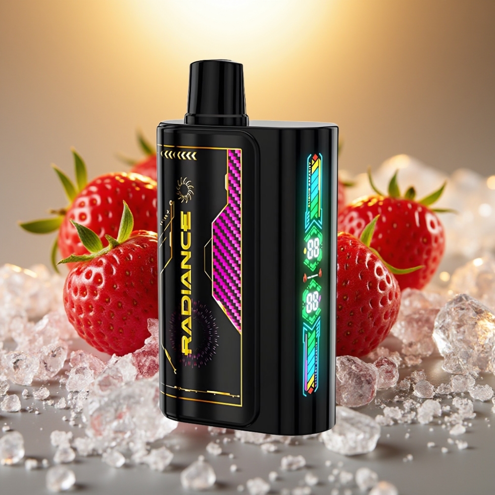 JNR Radiance 31000 Puffs E-cigarette Jetable FRAISE GLACÉE 28ml 950mAh 2% Nicotine
