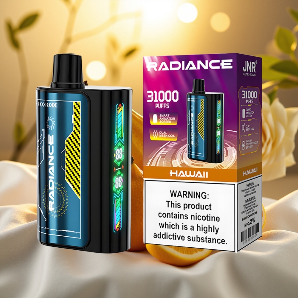 JNR Radiance 31000 Puffs E-cigarette Jetable HAWAII - 28ml, 950mAh, Type-C