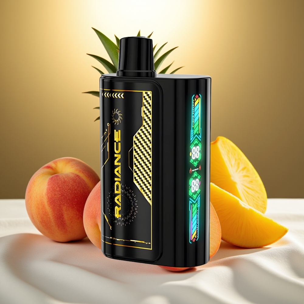 JNR Radiance 31000 Puffs Pêche Mangue Ananas - 28ml, 950mAh, Dual Mesh