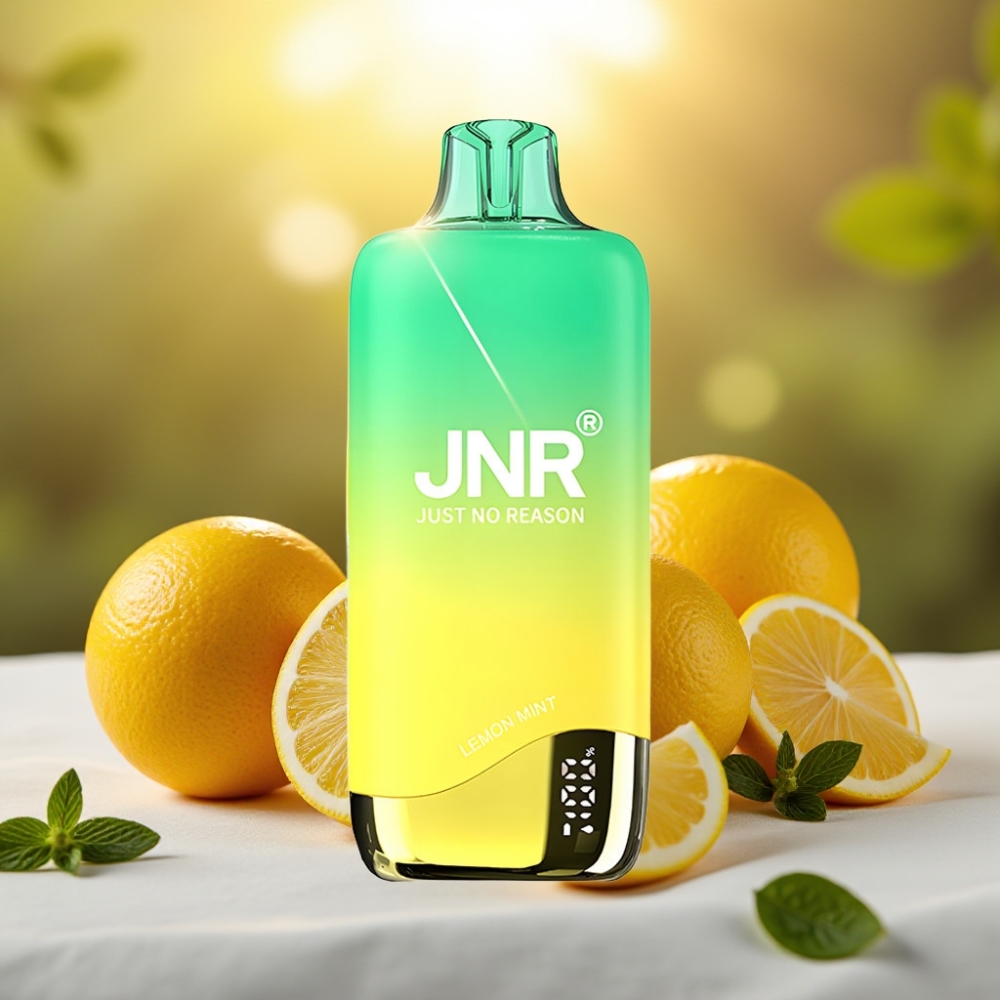 JNR Rainbow 10500 Puffs Disposable Vape Citron Menthe - 10500 Puffs, 18ml, 0.8ohm