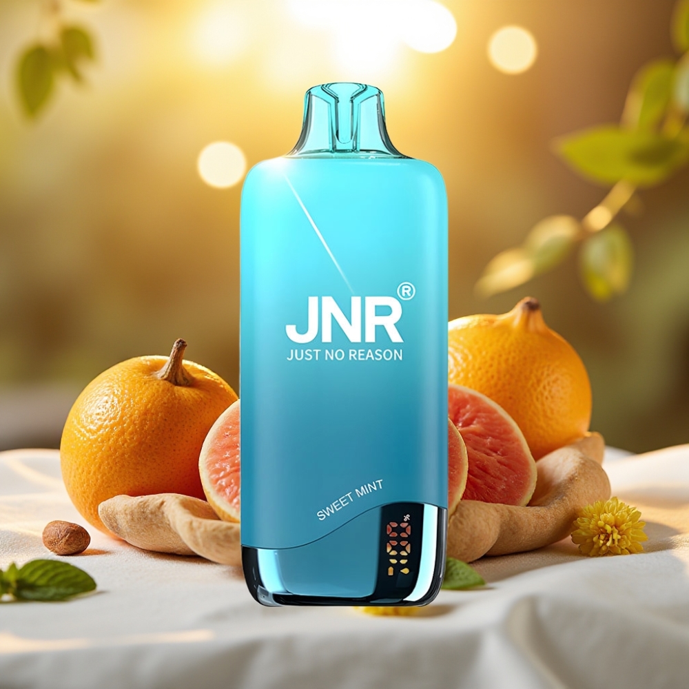 JNR Rainbow 10500 Puffs Disposable Vape Menthe Douce - 10500 Puffs, 18ml, 5% Nicotine
