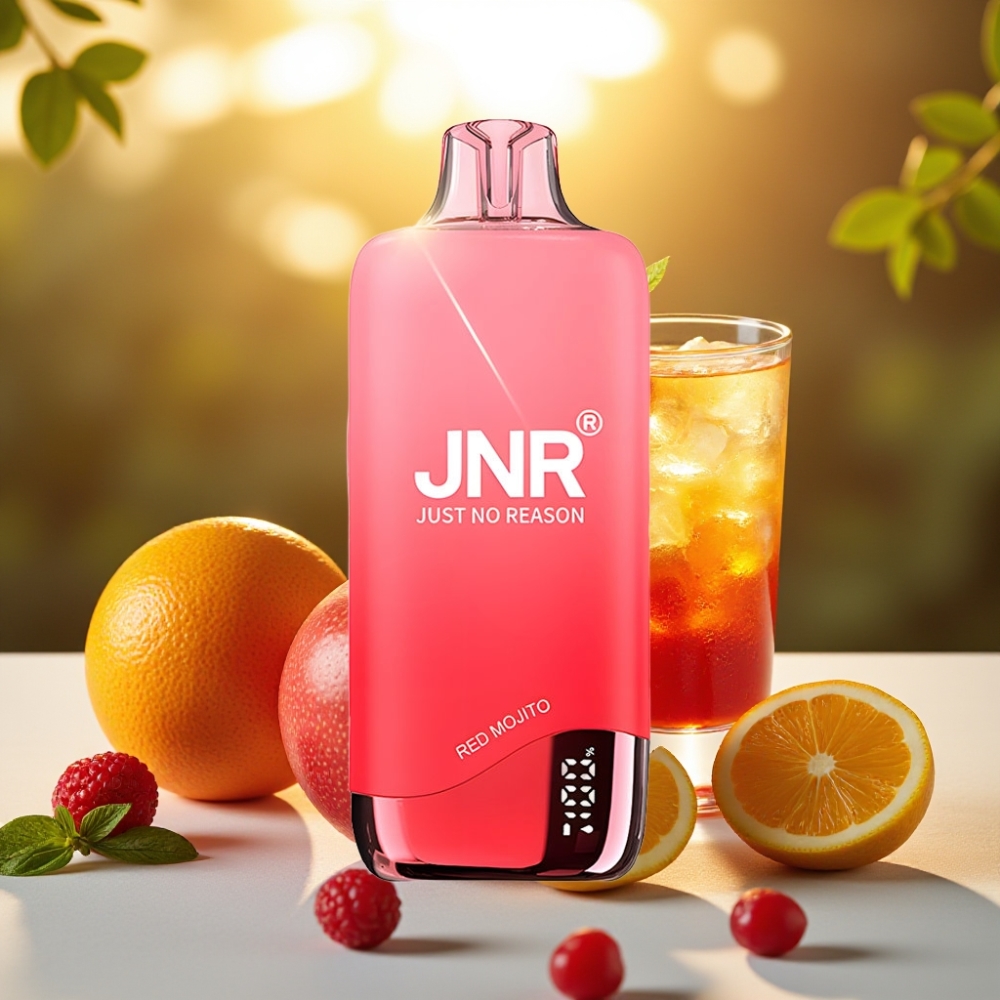 JNR Rainbow 10500 Puffs Disposable Vape Mojito Rouge 18ml 5% 0.8ohm