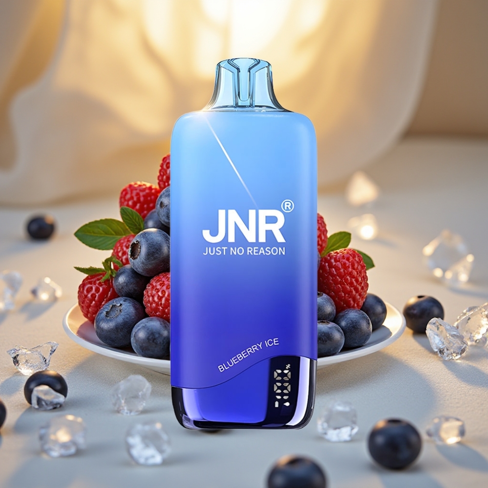 JNR Rainbow 10500 Puffs Glace Myrtille - 10500 Puffs, 18ml, 0.8ohm, Type-C